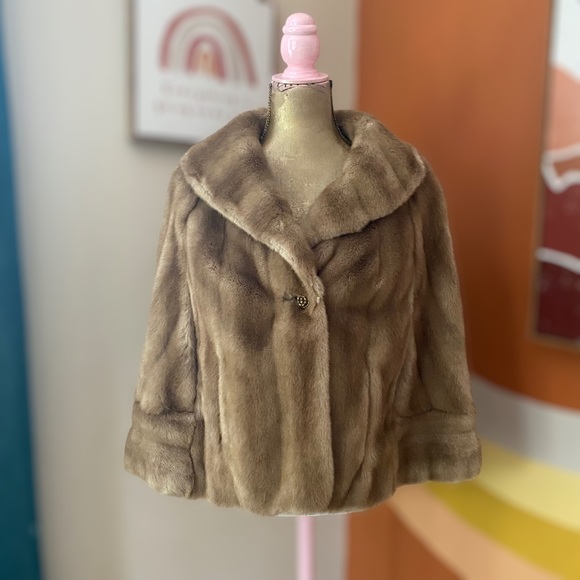 Vintage Mincara by Russell Taylor Faux Fur Stole - Picture 1 of 3